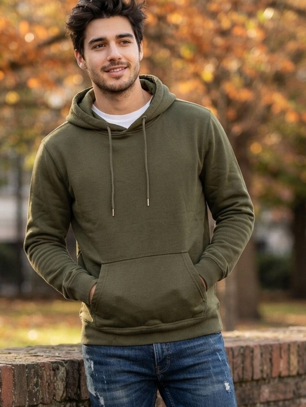 Everlane Uniform Olive Hoodie Mens‎ Size Small